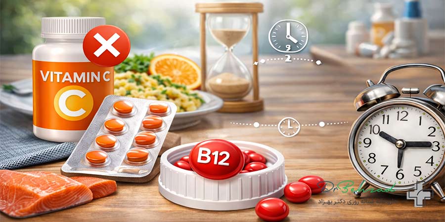 بهترین زمان مصرف ویتامین B12