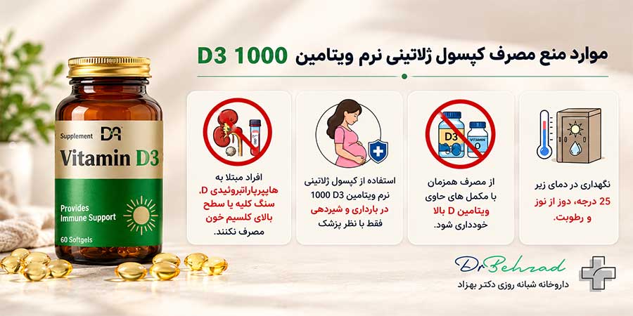 قیمت کپسول ژلاتینی نرم ویتامین د۳ ۱۰۰۰ تریتا داروی آرتا 60 عددی 3 موارد منع مصرف کپسول ژلاتینی نرم ویتامین د۳ ۱۰۰۰