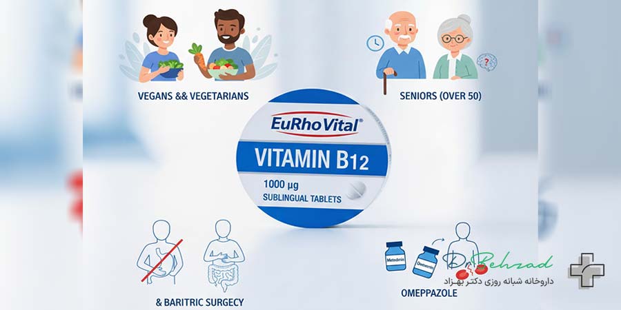 چه کسانی بیشتر به قرص ویتامین b12 یوروویتال نیاز دارند؟