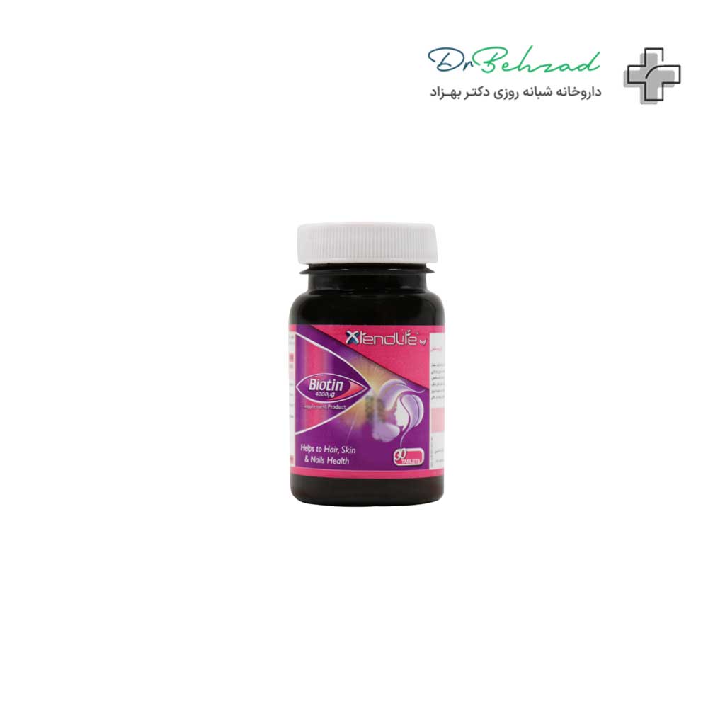 Extend-Life-Biotin-4000-mcg-Tablets قرص بیوتین 4000 میکروگرمی اکستند لایف