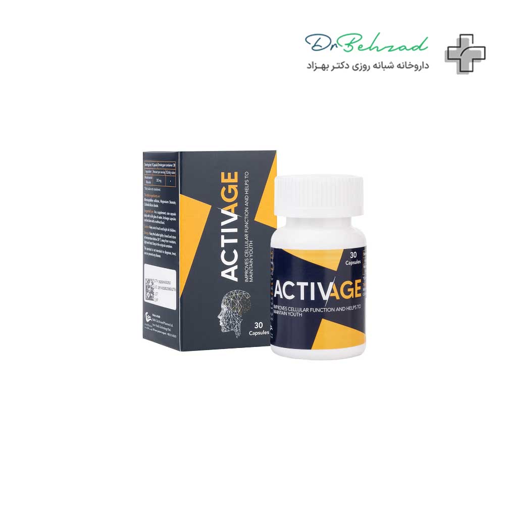 Arvand-Pharmed-ActiveAge-30-Capsules اکتیوایج اروند فارمد 30 کپسول