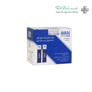 نوار تست قند خون آوان بسته 50 عددی