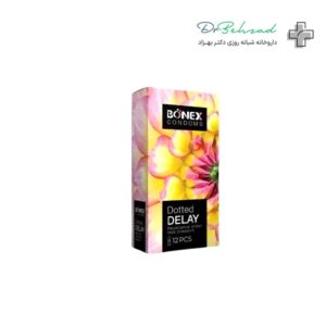 کاندوم بونکس تاخیری خاردار بسته 12 عددی