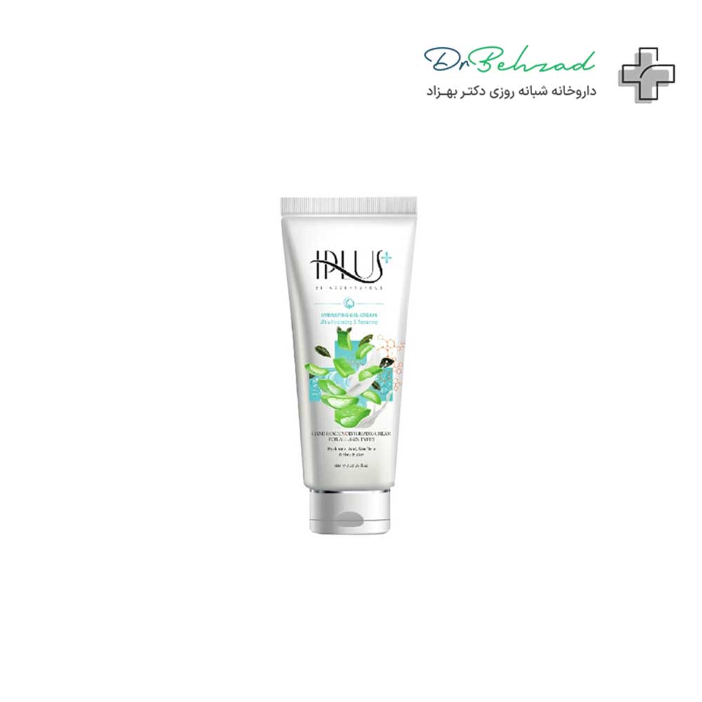 I-Plus-Aloe-Vera-Gel-and-Hyaluronic-Acid-Hydrating-Cream کرم آبرسان ژل آلوئه ورا وهیالورونیک اسید آی پلاس