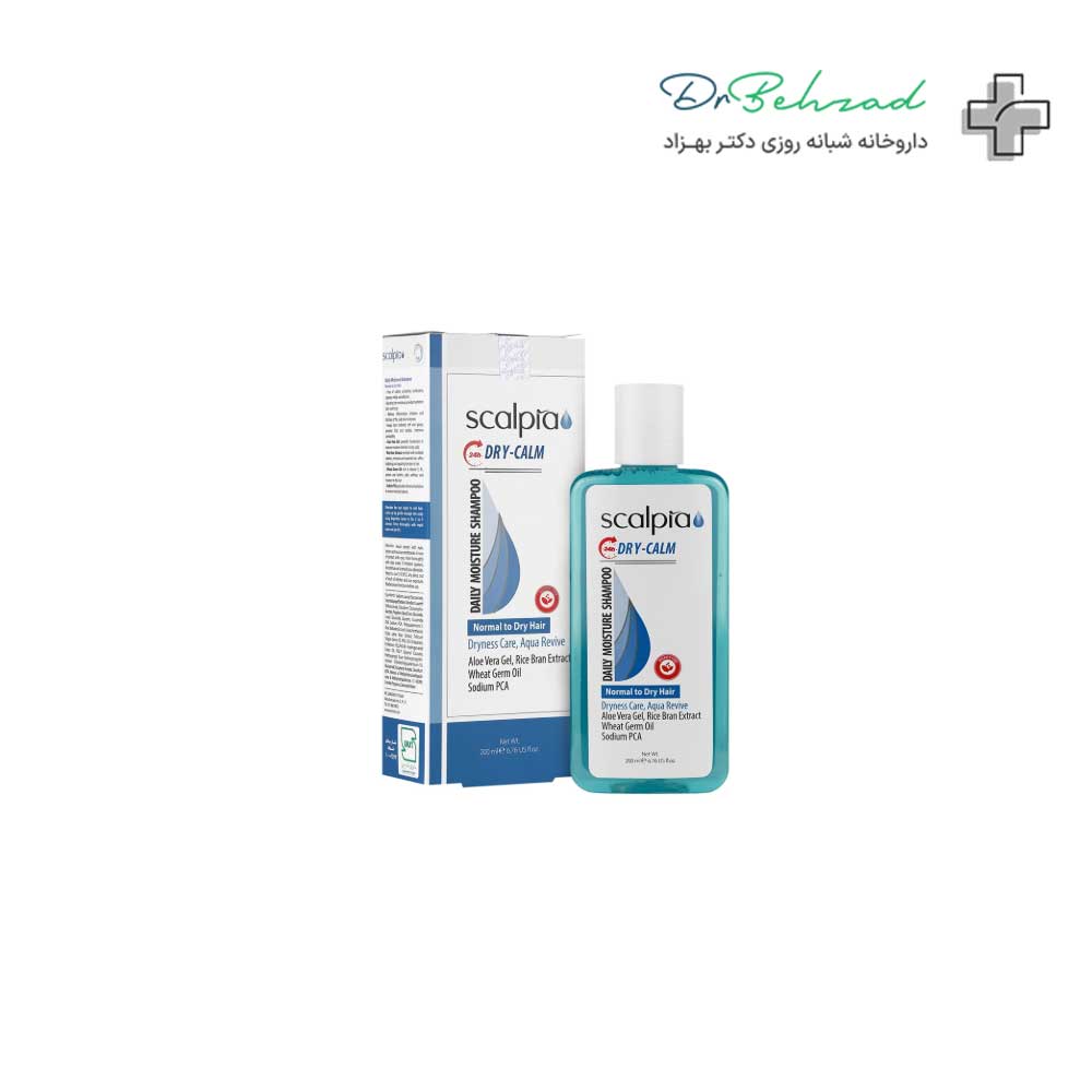 Scalipa-Daily-Shampoo-for-Normal-and-Dry-Hair-–-200-ml شامپو روزانه اسکالیپا موهای معمولی و خشک 200 میل
