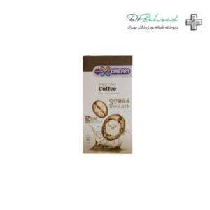 کاندوم ایکس دریم مدل تاخیری قهوه بسته 12 عددی